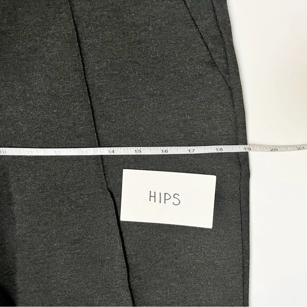 Universal Standard NWT‎ Smart Signature Ponte Pants XS charcoal gray side slit